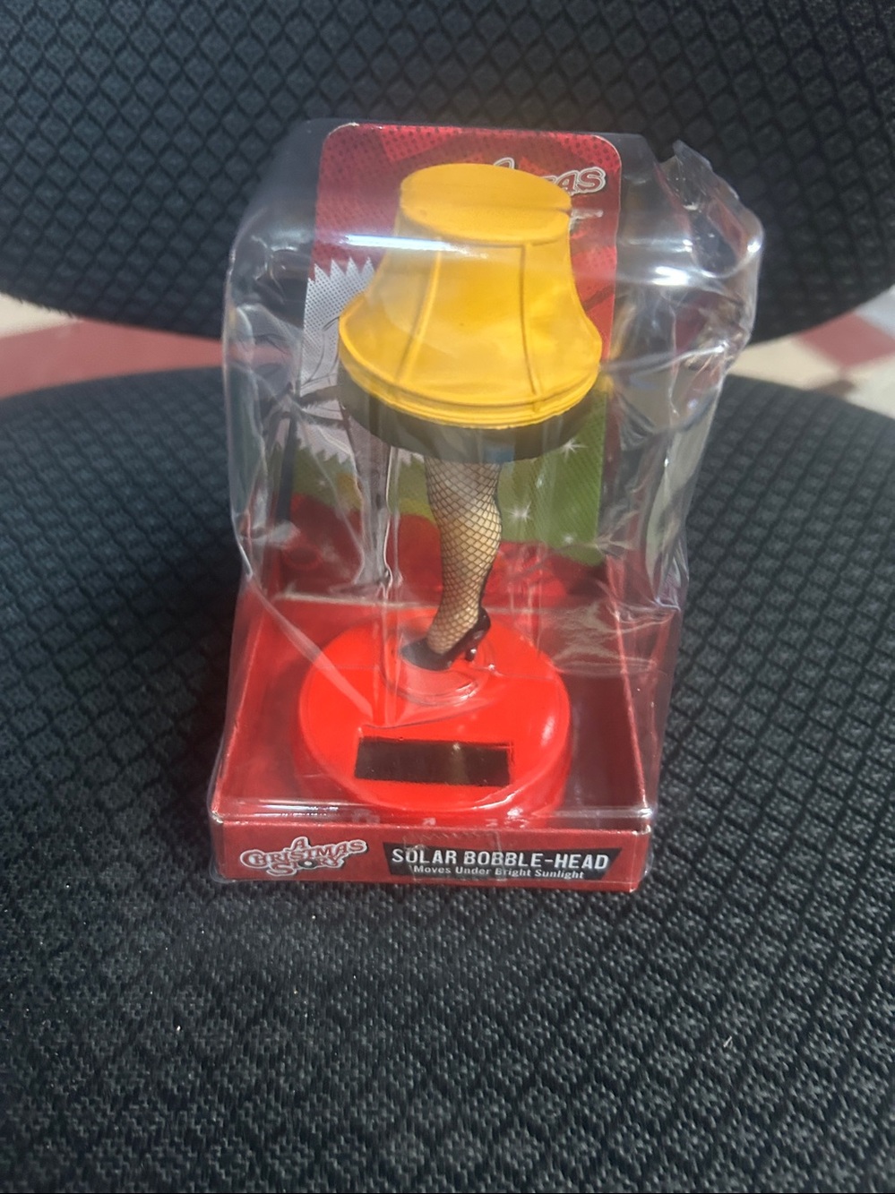 A Christmas Story Sexy Leg Lamp Solar BobbleHead Damaged Box